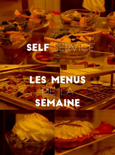 Les menus de la semaine